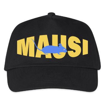 MAUSI - Kinder Basecap - Schwarz - Vorne