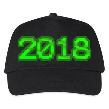 Nerd 2018 - Kids’ Baseball Cap - black - Front