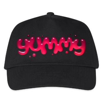 Leckere Textkunst - Kinder Basecap - Schwarz - Vorne