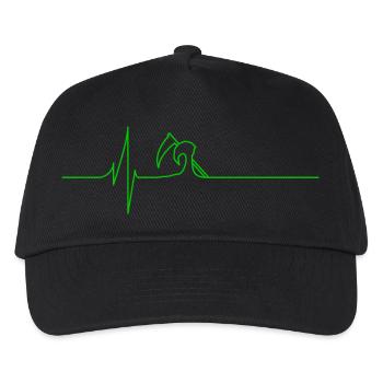Electrocardiogram - Death - Green - Kids’ Baseball Cap - black - Front