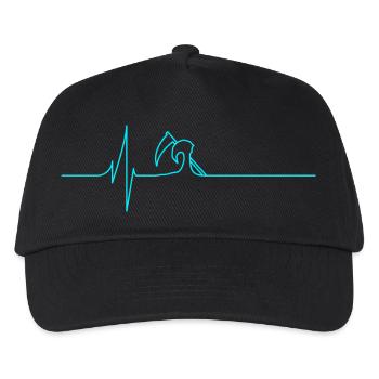 Electrocardiogram - Death - Blue - Kids’ Baseball Cap - black - Front