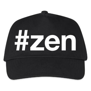 ZEN Hashtag - Kinder Basecap - Schwarz - Vorne