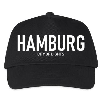 Hambourg - Ville Lumière - Alster - Elbe - Hafen - Casquette de baseball Enfant - noir - Devant