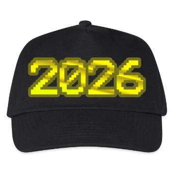 2026 - Kids’ Baseball Cap - black - Front