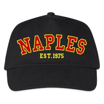 Neapel Est.1975 - Kinder Basecap - Schwarz - Vorne