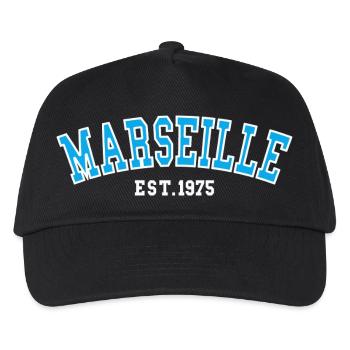 Marseille Est.1975 - Kinder Basecap - Schwarz - Vorne