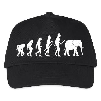 Zoo Zookeeper Zoowärter Vintage Tierpark Tierwelt  - Kinder Basecap - Schwarz - Vorne