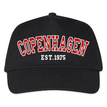 Kopenhagen Est. 1975 - Kinder Basecap - Schwarz - Vorne
