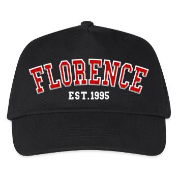 Florenz Est. 1995 - Kinder Basecap - Schwarz - Vorne