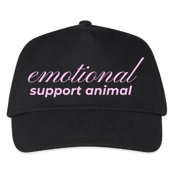 Emotional Support Animal - Kinder Basecap - Schwarz - Vorne