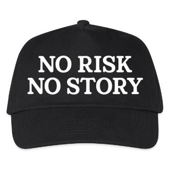 No Risk No Story - Kids’ Baseball Cap - black - Front