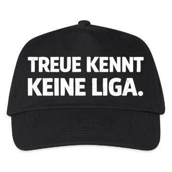 Loyalty Knows No League – Football Statement Shirt - Kids’ Baseball Cap - black - Front