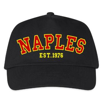 Neapel gegründet 1976 - Kinder Basecap - Schwarz - Vorne