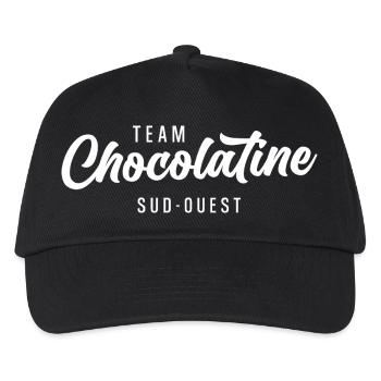 Team Chocolatine Sud-Ouest Bordeaux Toulouse - Kinder Basecap - Schwarz - Vorne