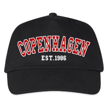 Kopenhagen gegründet 1986 - Kinder Basecap - Schwarz - Vorne