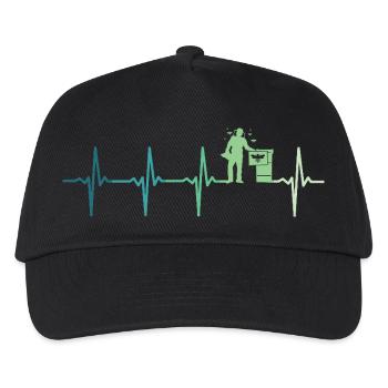 Beekeeper Beekeeper's heartbeat - Kids’ Baseball Cap - black - Front
