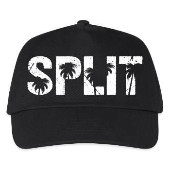 Split Palm Trees Croatia - Kids’ Baseball Cap - black - Front