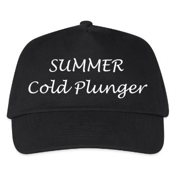 Summer Cold Plunge + Holiday - Kids’ Baseball Cap - black - Front