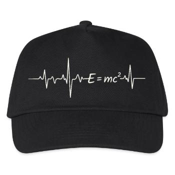 I Love Physics Theory of Relativity E=mc² - Kids’ Baseball Cap - black - Front