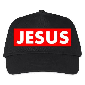 Jesus - Kinder Basecap - Schwarz - Vorne
