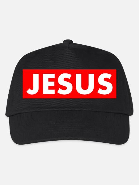Jesus - Kinder Basecap - Schwarz