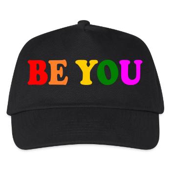 Be you - Kids’ Baseball Cap - black - Front