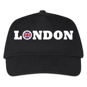 London - Kinder Basecap - Schwarz - Vorne