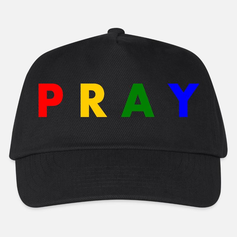 Pray - Kids’ Baseball Cap - black