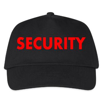 Security - Kinder Basecap - Schwarz - Vorne