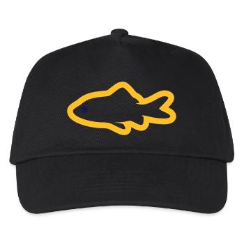 Goldfisch - Kinder Basecap - Schwarz - Vorne