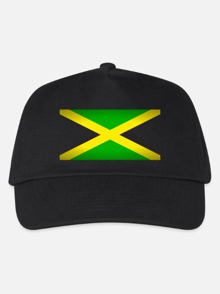 Jamaica (auf schwarz) - Kinder Basecap - Schwarz