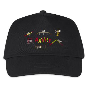 Agilité totale - Casquette de baseball Enfant - noir - Devant