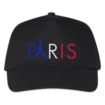 Paris - Kinder Basecap - Schwarz - Vorne