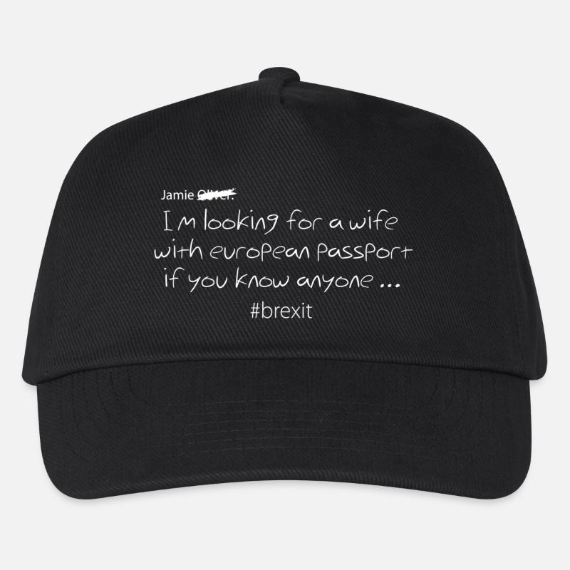european wife - Kinder Basecap - Schwarz