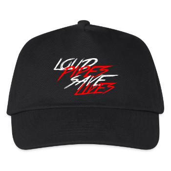 Loud Pipes sauvent des vies - Casquette de baseball Enfant - noir - Devant