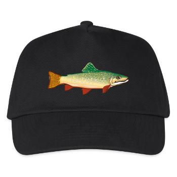 fish524 - Kinder Basecap - Schwarz - Vorne