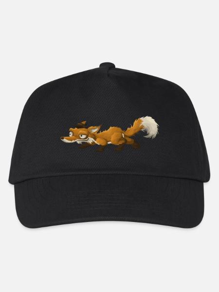 Fuchs - Kinder Basecap - Schwarz