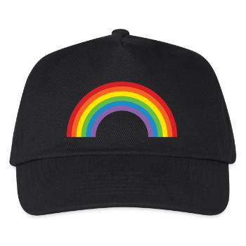 Rainbow - Kids’ Baseball Cap - black - Front