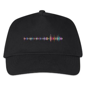 music - Kids’ Baseball Cap - black - Front