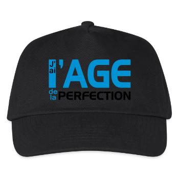 L'Age de la Perfection (2c) - Kinder Basecap - Schwarz - Vorne