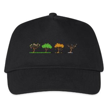 seasons - Kids’ Baseball Cap - black - Front