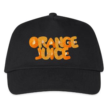 Orange Juice - Kinder Basecap - Schwarz - Vorne