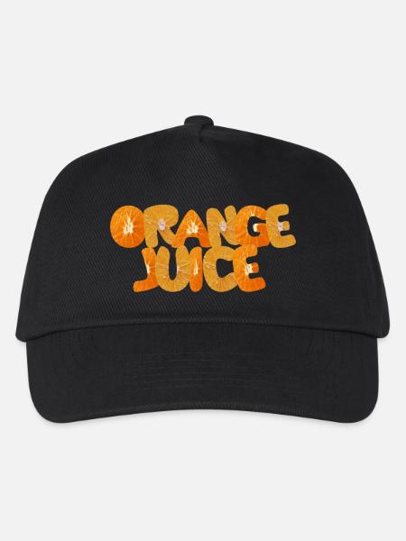 Orange Juice - Kinder Basecap - Schwarz