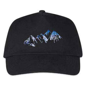 snowscape - Kids’ Baseball Cap - black - Front