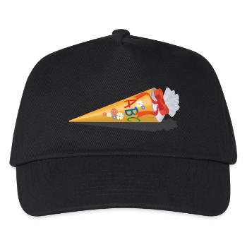 School bag for school enrollment - Kids’ Baseball Cap - black - Front