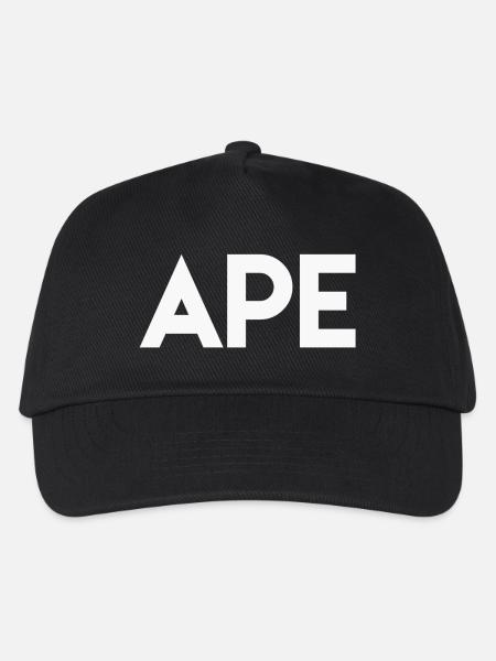 Ape - Kinder Basecap - Schwarz