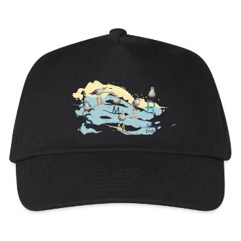 concours d'été - Casquette de baseball Enfant - noir - Devant