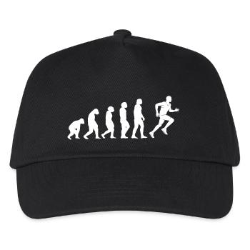 Courir l'évolution - Casquette de baseball Enfant - noir - Devant