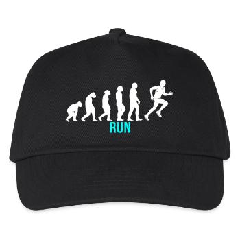 Run Evolution - Kinder Basecap - Schwarz - Vorne