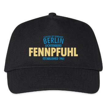 Capitol Of Germany Berlin - Fennpfuhl - Kinder Basecap - Schwarz - Vorne